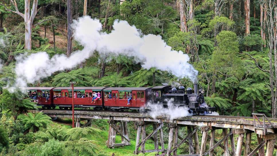 Tàu lửa hơi nước Puffing Billy 