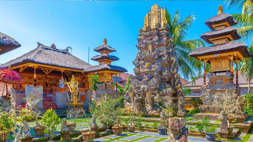 Một phần trong làng Batubulan