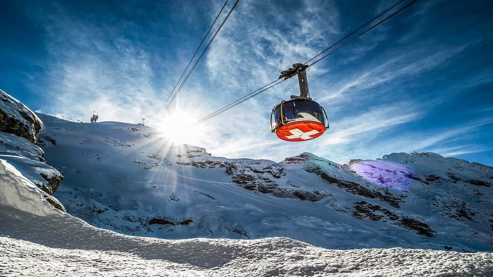 Trải nghiệm cáp treo Titlis Cable Car