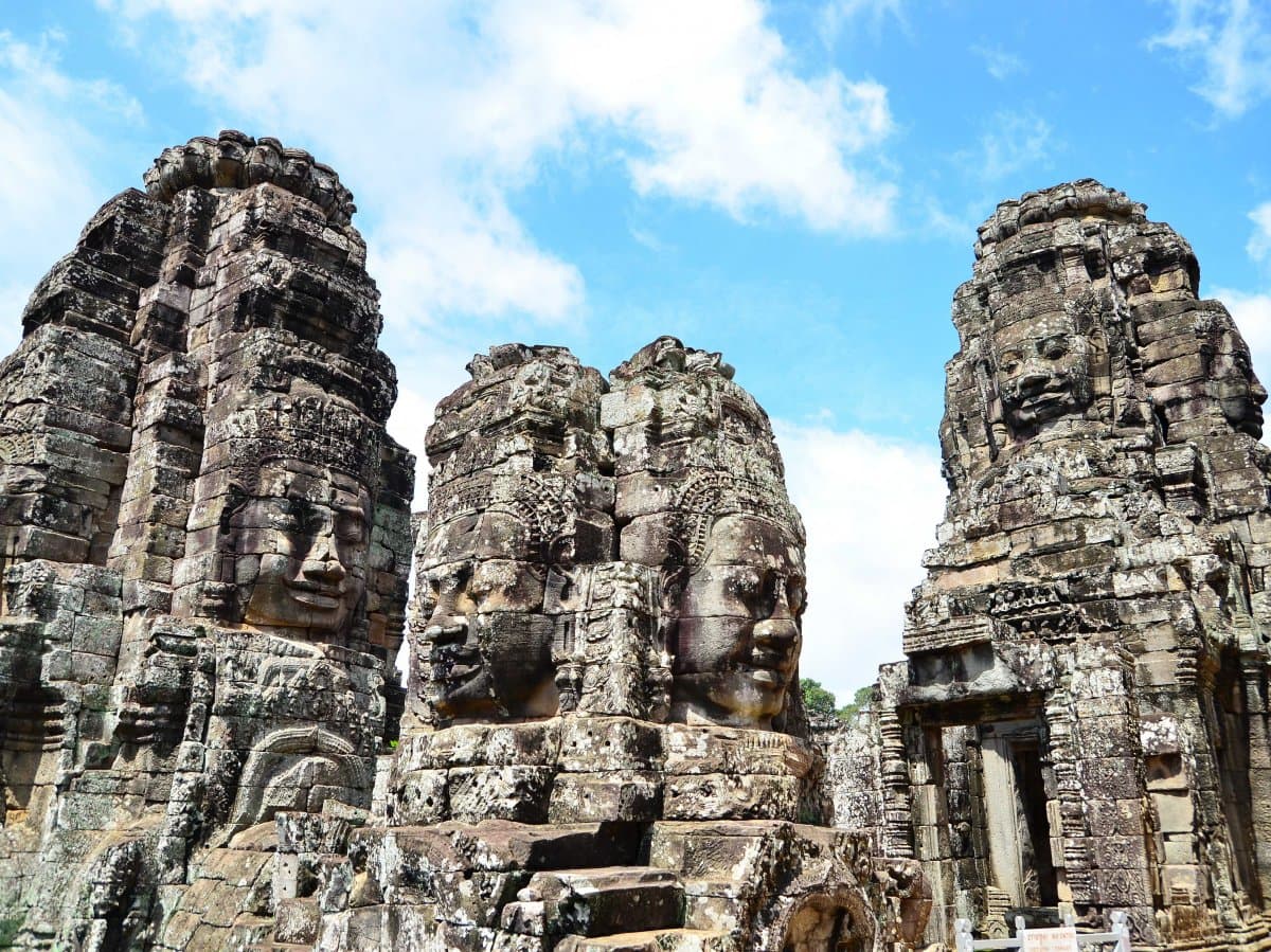 Tượng thần Bayon - Đền Ta Prohm