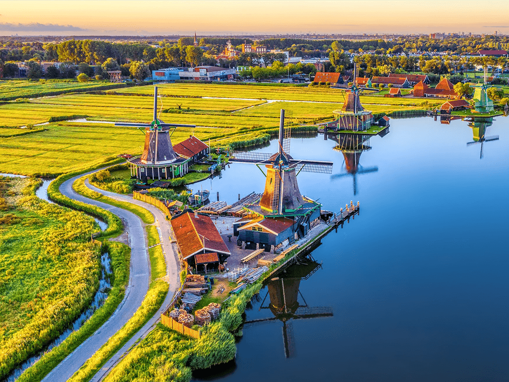 Làng cối xay gió Zaanse Schans