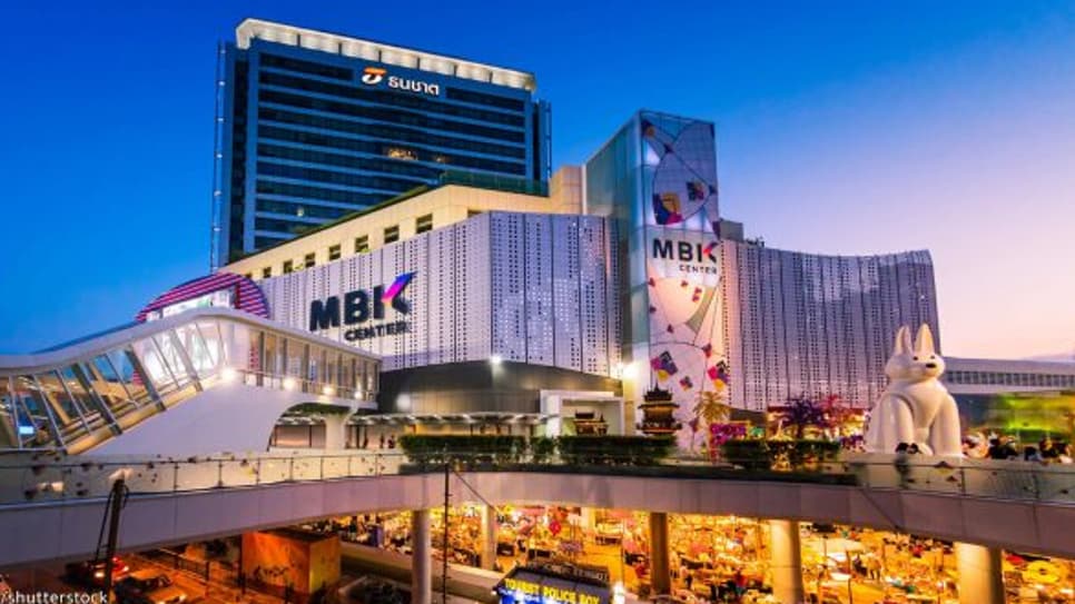 Ttự do mua sắm tại các trung tâm mua sắm ở Bangkok